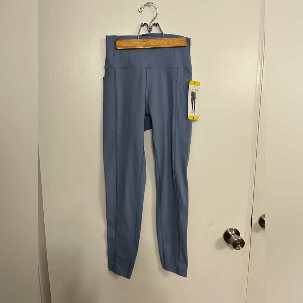 Danskin Women's High-Rise Leggings in Dusty Blue, size small, new